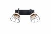 Lampa sufitowa plafon druciana metalowa czarna podwójna owalna boho uniwersalna industrialna minimalistyczna regulowana JEROME R86232032 Rl